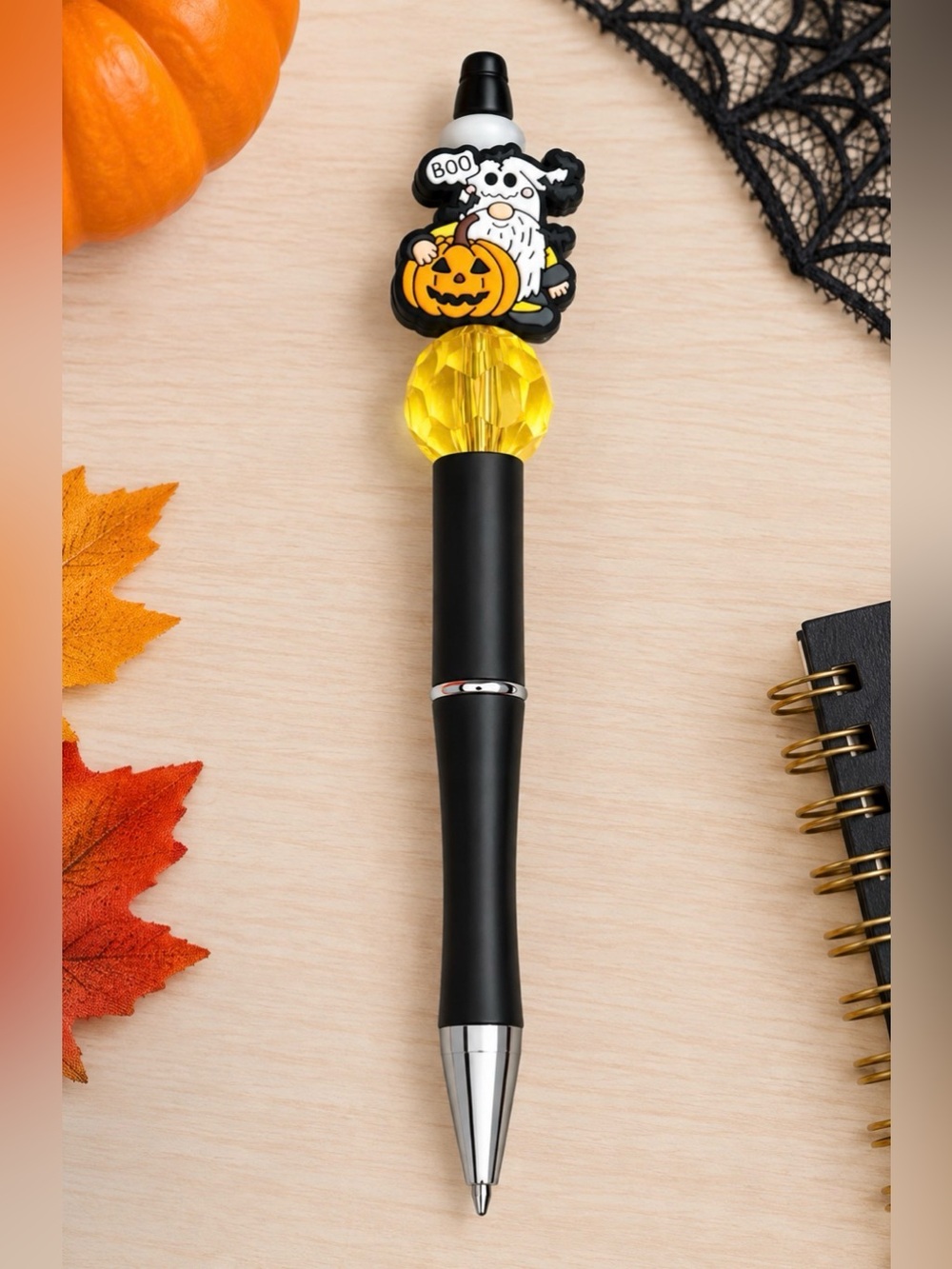 Halloween Boo Pumpkin Gnome Pen